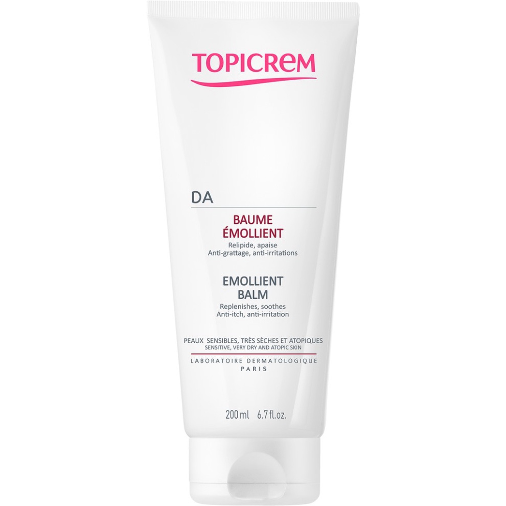 Kem dưỡng giúp làm êm dịu da dành cho da khô và da cơ địa - TOPICREM AD Emollient Balm 200ml