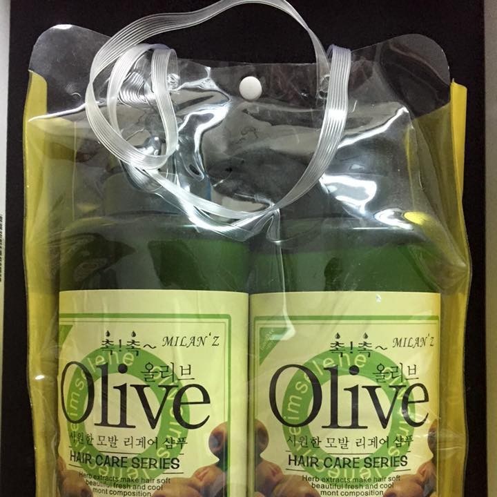 Combo dầu Gội &amp; Dầu xả Olive 800ml