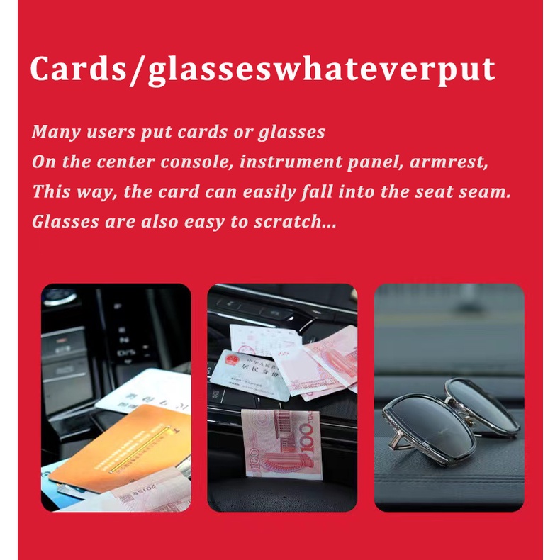 Ví Đựng Thẻ Gắn Tấm Che Nắng Xe Hơi Đa Năng Tiện Dụng