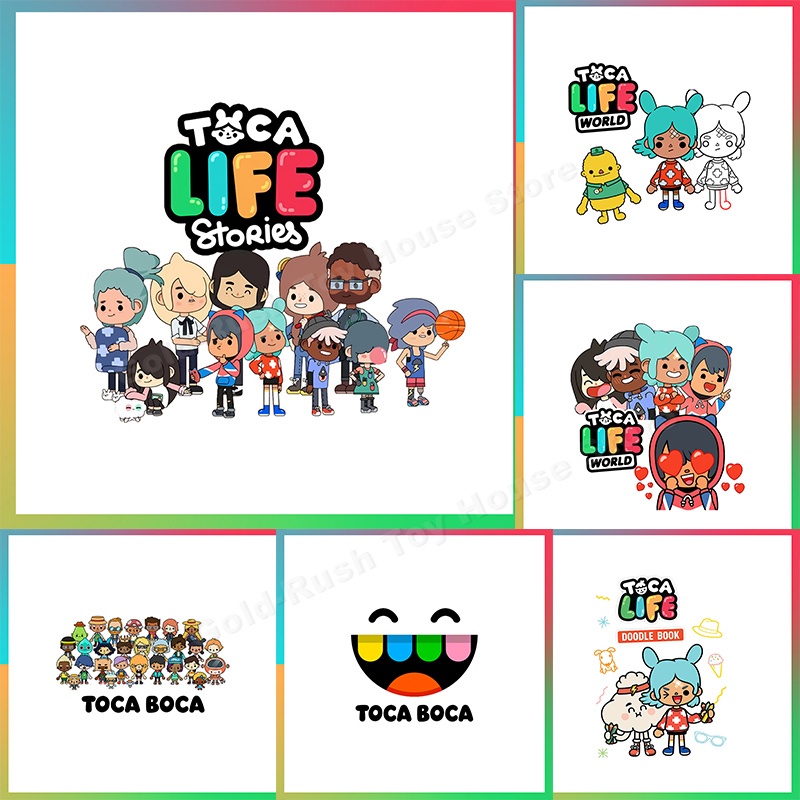 Cuộc Sống Toca Life: Miếng Dán Ủi Quần Áo Thế Giới Dễ Thương Có Thể Giặt Được DIY