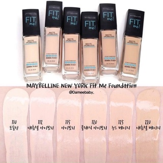 KEM NỀN MAYBELINE FITME MATTE+PORELESS 16h SPF22