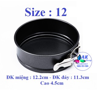 KHUÔN BÁNH SPRINGFORM TRÒN 12CM /2412.020