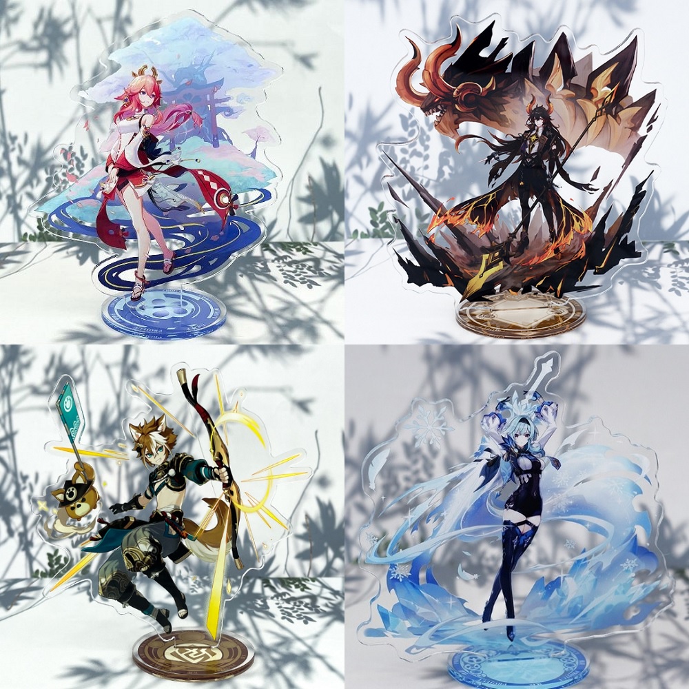 [Standee] Tượng Mica Genshin Impact (Loại 3)