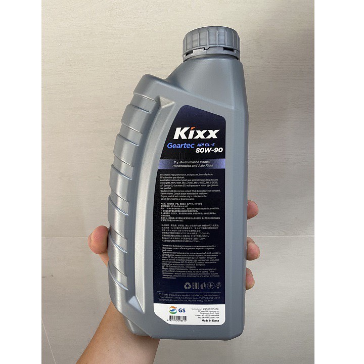 Dầu Nhớt Hộp Số Và Cầu Xe KIXX Geartec 80W-90 GL-5 | Hàng Chính Hãng