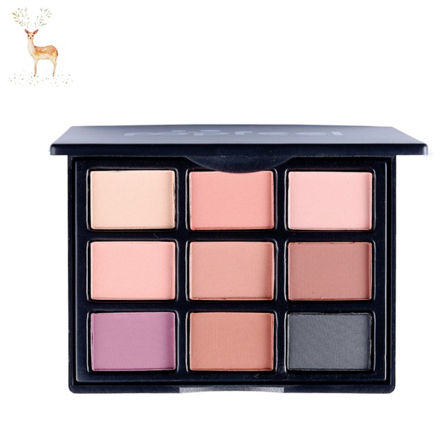 (Hàng Mới Về) Bảng Phấn Mắt 9 Màu Tông Ấm