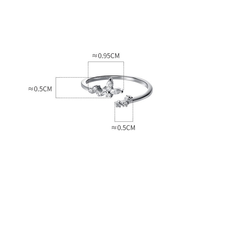 MIRASON - Nhẫn Nữ Bạc 925 Cao Cấp - MNH074