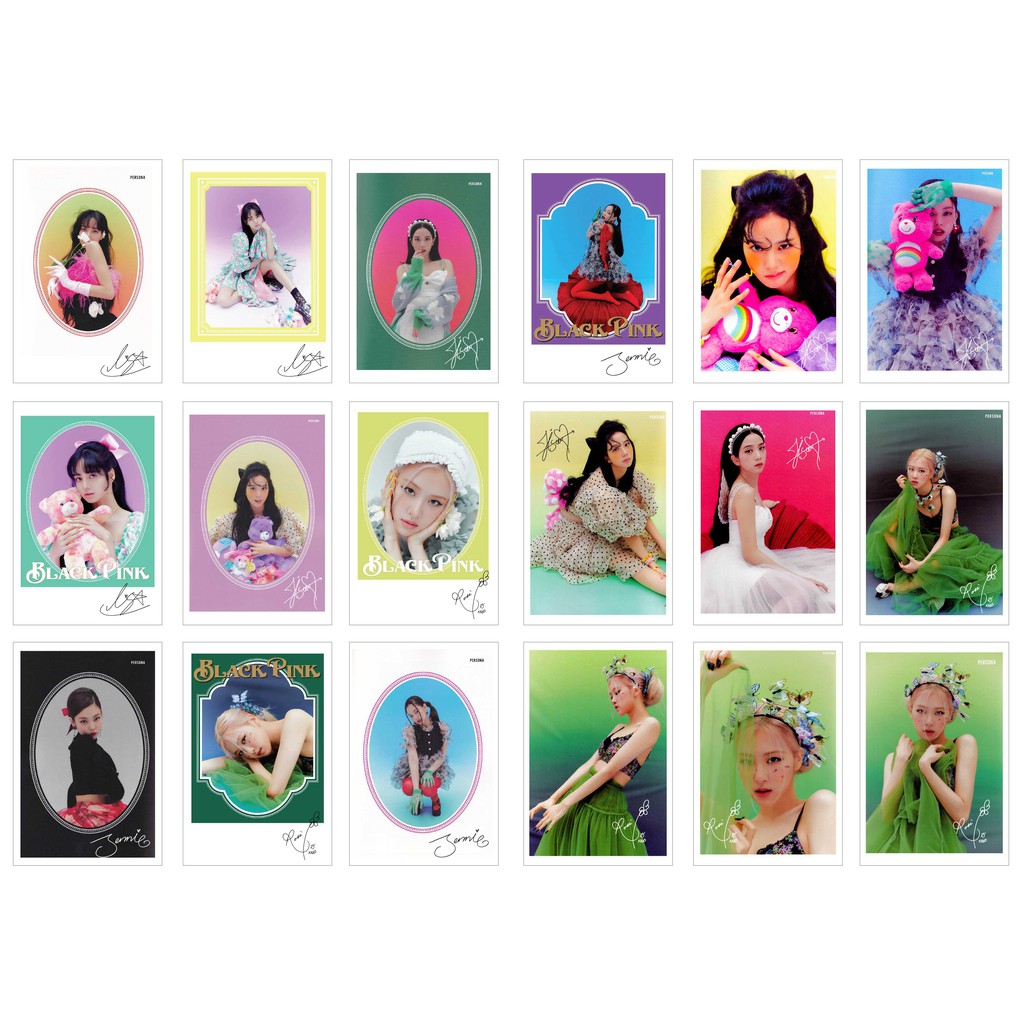 Ép Lụa] Lomo Card 81 Ảnh BLACKPINK - Season's Greeting 2021