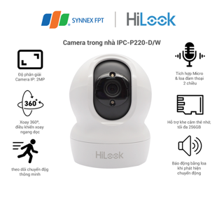 Camera WIFI HiLook Hikvision IPC-P220-DW 1080P