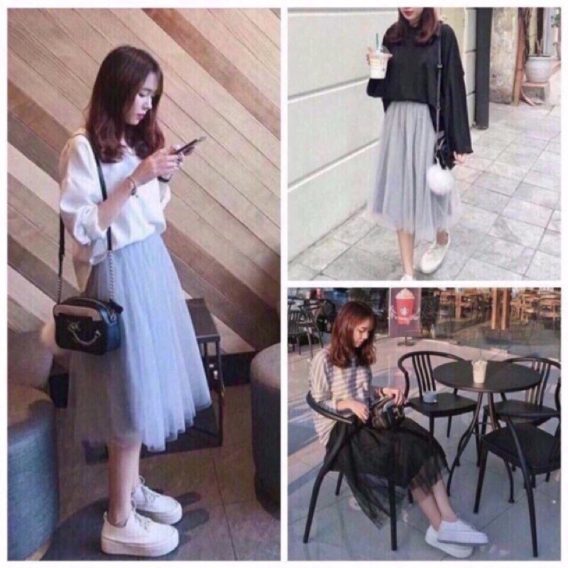 [ xả kho ] Chân váy lưới tutu 3 màu | BigBuy360 - bigbuy360.vn