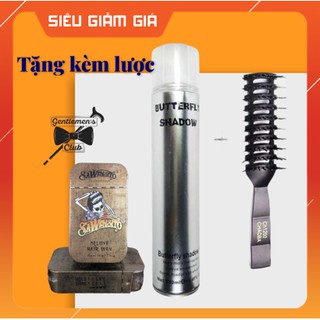 ✅[CHÍNH HÃNG] Combo Sáp Vuốt Tóc Sawensito Deluxe + Gôm Xịt Butterfly + Tặng lược tạo kiểu