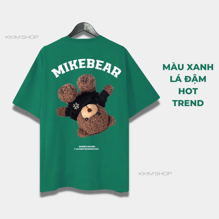 Áo Thun Tay Lỡ MIKENCO MIKEBEAR, áo phông unisex Form rộng oversize, chất liệu Cotton. KKIM Shop