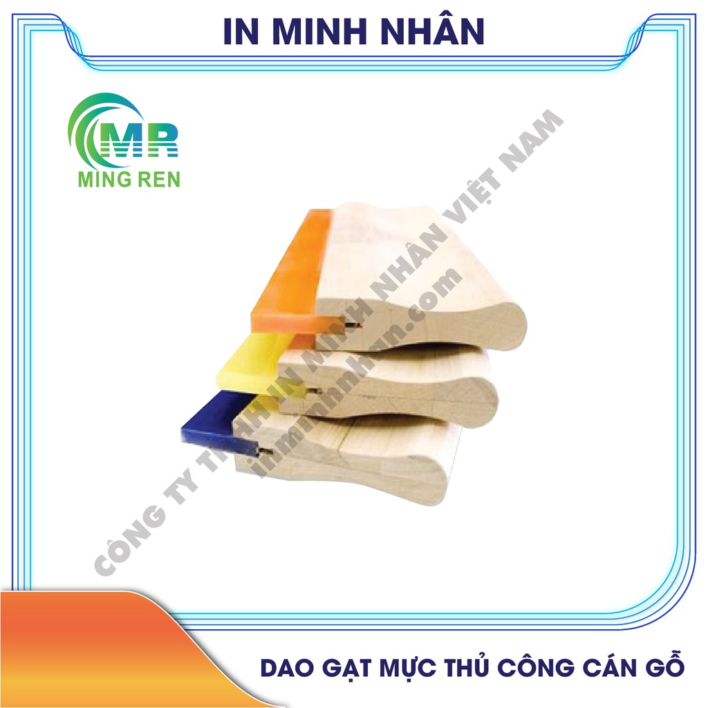 DAO GẠT MỰC THỦ CÔNG CÁN GỖ IN LƯỚI