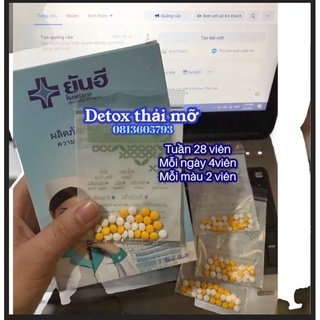 Detox khử mỡ, thải độc hỗ trợ giảm cân