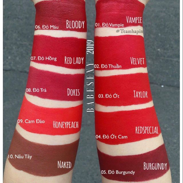 Combo 3 Son Tri Ân BaBySeXy