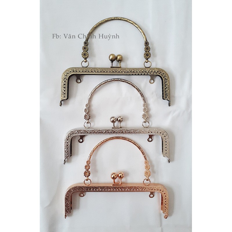 Khung/khóa ví loại vuông 18cm