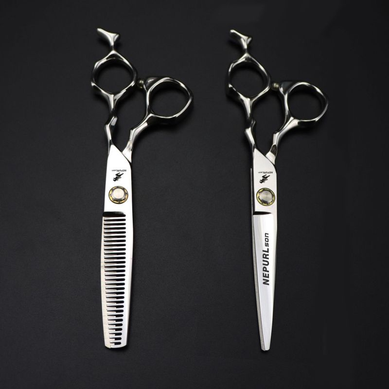 Kéo Cắt Tóc Kích Thước 6.0 Inch Có Răng Cưa Chất Lượng Cao