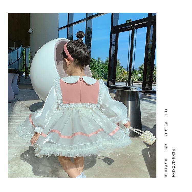 Đầm Công Chúa Phong Cách Lolita Thời Trang Xuân Thu Dành Cho Bé Gái