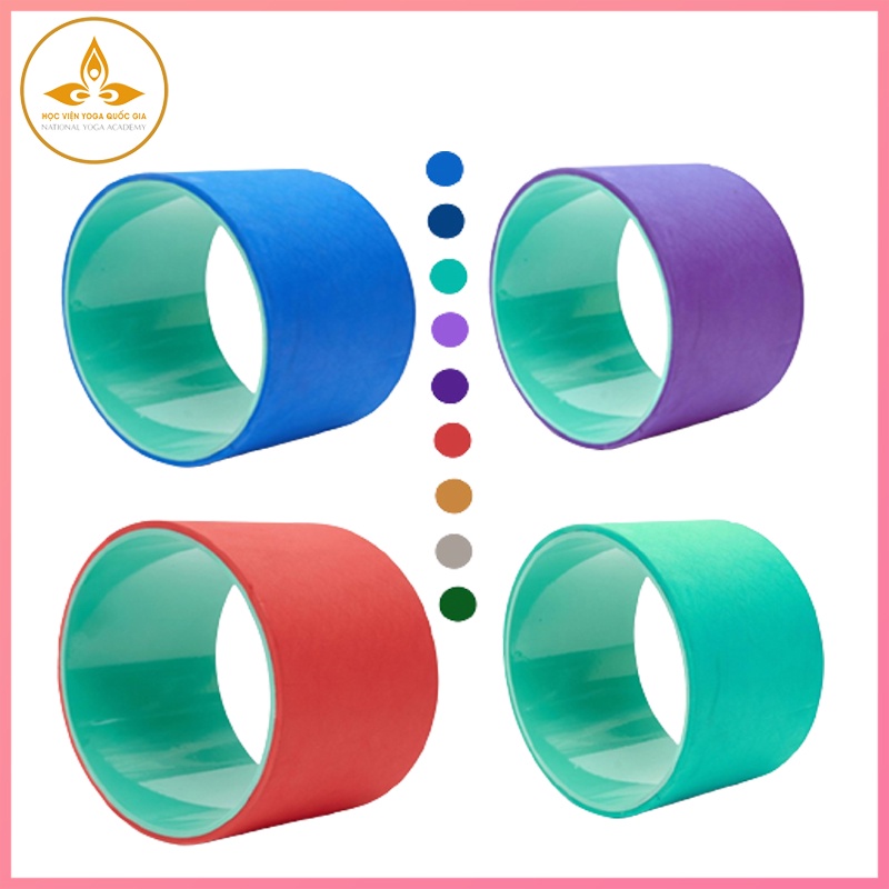Vòng tập yoga bản to cao cấp 20cm ,nhựa ABS , chịu lực 200kg , bề mặt TPE , đường kính 33cm , dễ dàng vệ sinh , bản rộng
