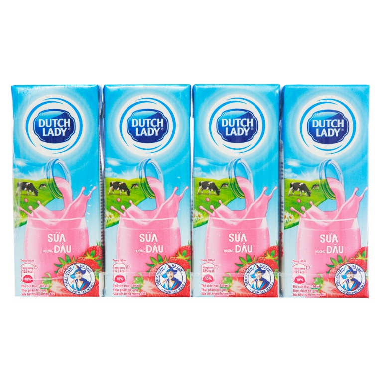 Thùng 48 hộp 180ml sữa tươi tiệt trùng Dutch Lady (48 hộp x180ml)