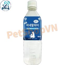 Nước Khoáng Cấp Đạm & Canxi Cho Chó Mèo BOWWOW Chai 500Ml
