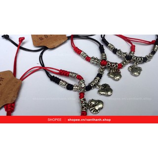 Dây đeo tay may mắn charm Gà Trống