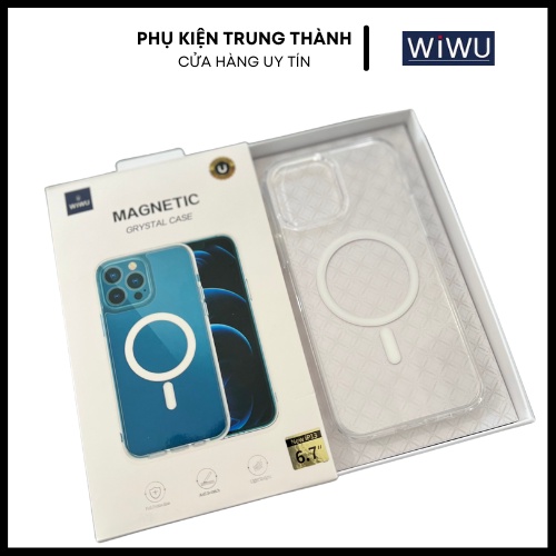 Ốp Magsafe clear WIWU chống shock