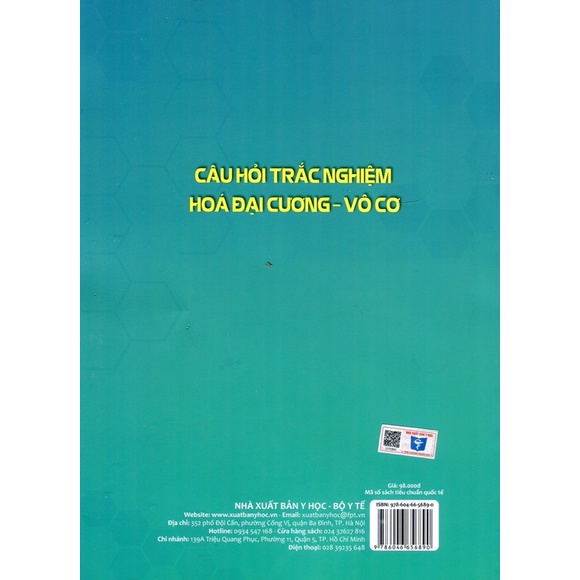 Sách - Câu hỏi trắc nghiệm hoá đại cương vô cơ