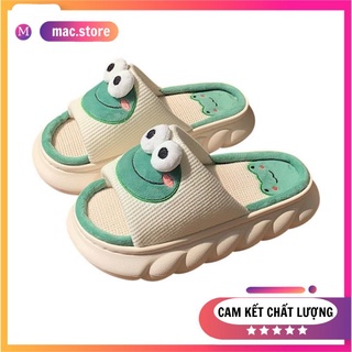 🗯HÀNG CAO CẤP🗯 Dép ếch xanh Dép ếch cute Mẫu dép hình thú siêu sang -MACSTORE