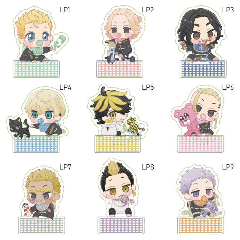Mô Hình Nhân Vật Manjiro Ken Takemichi Hinata Atsushi Chibi Phim Anime