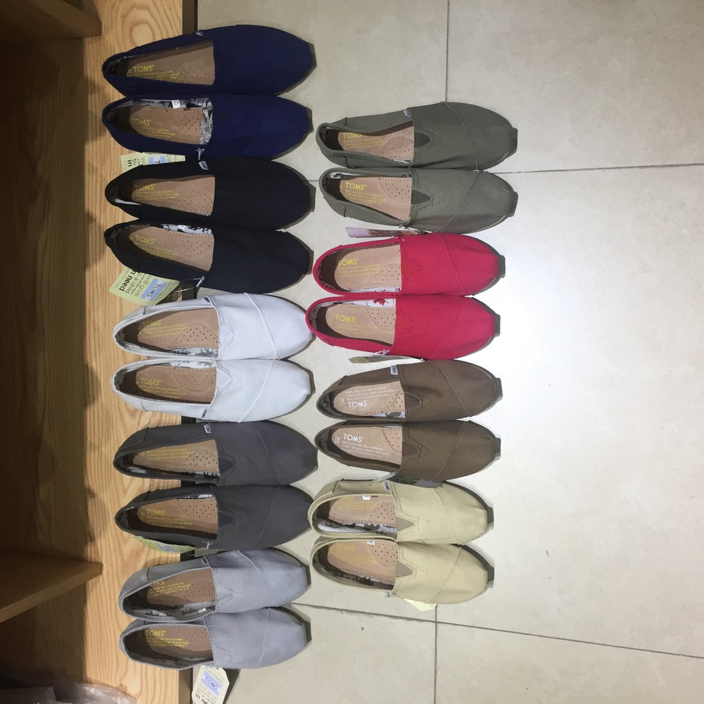 Giày lười TOMS vải đế cao su thời trang_ L1 (đặt hàng nhớ chọn màu và size)