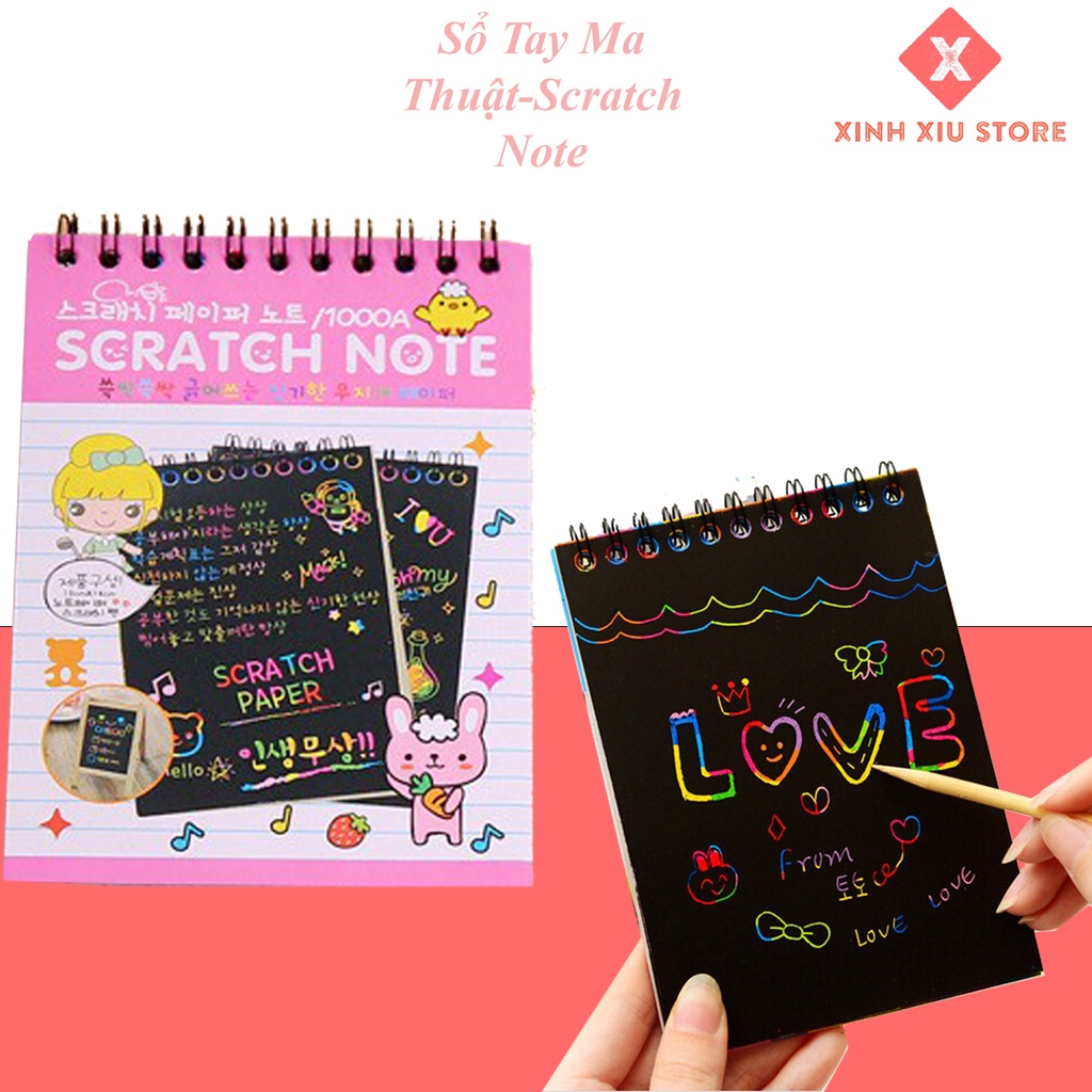 Sổ Tay Cầu Vòng Ma Thuật-Scratch Note