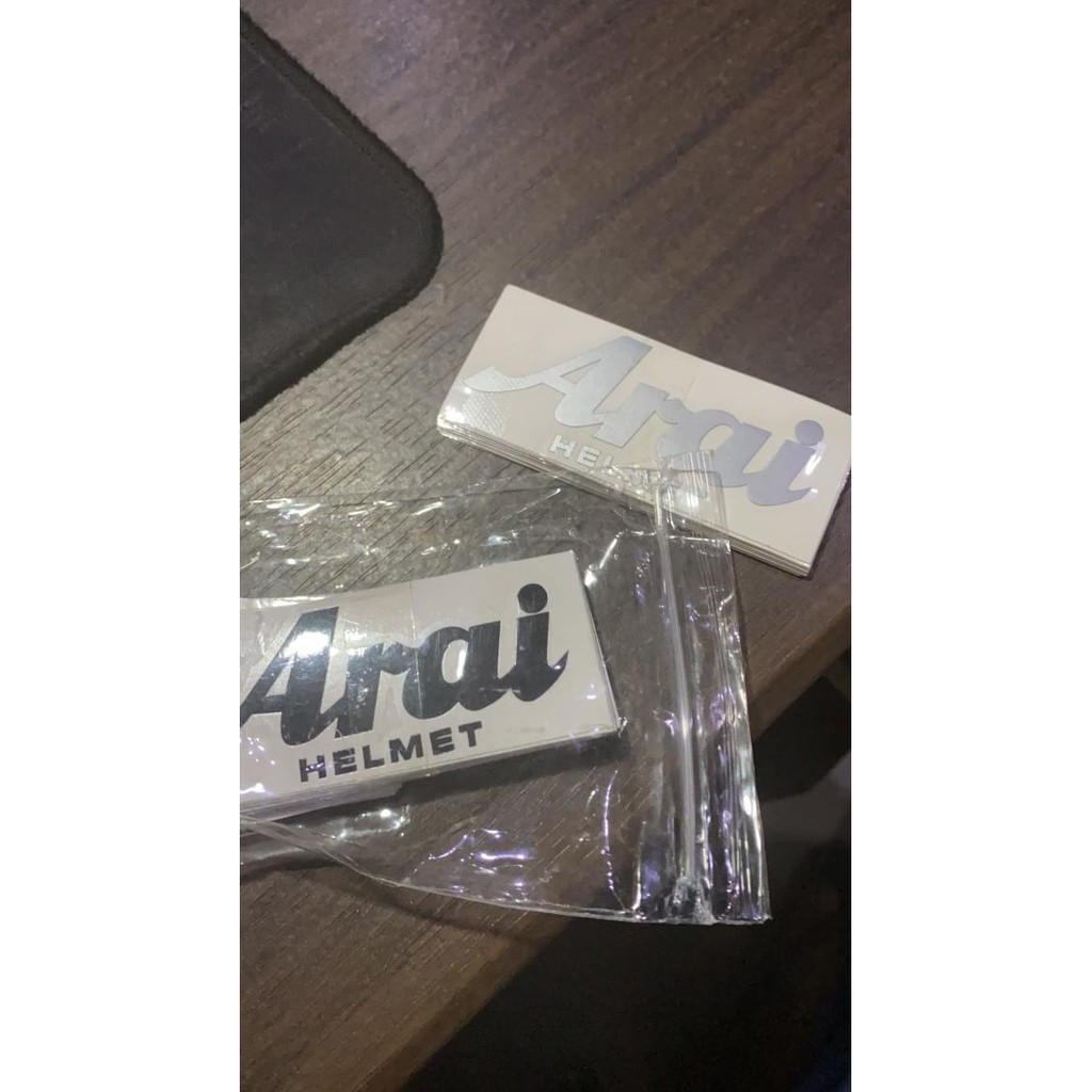 √ √➵ Arai Nhãn dán cắt dán mũ bảo hiểm tsr copy arai và snell Today