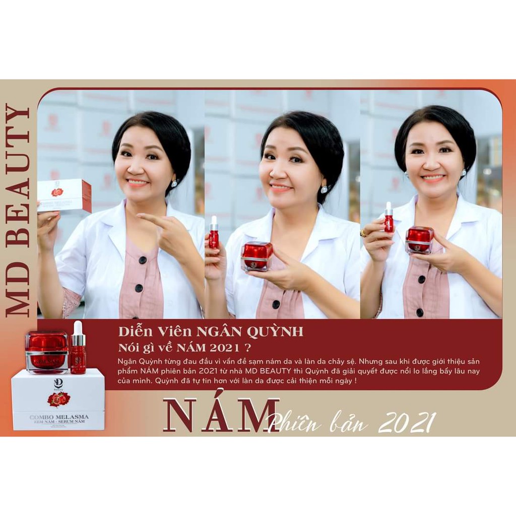 Kem Face Nám Lựu Đỏ MD Beauty