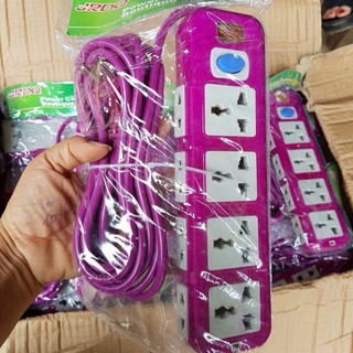 Ổ điện tím chống giật dây dài 5m