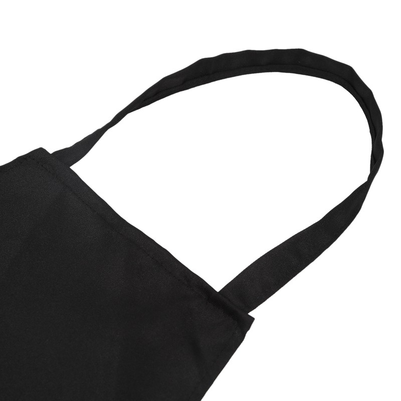 Tạp dề nấu ăn màu đen một kích thước dành cho nhà bếp