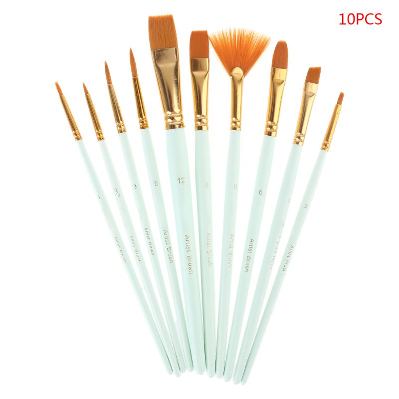 Set 10 Cọ Vẽ Tranh Sơn Dầu Chuyên Nghiệp