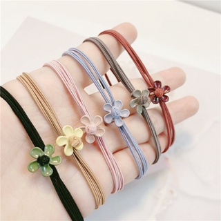 Dây chun buộc tóc hình hoa nhí 5 cánh nhỏ xinh xắn Hàn Quốc