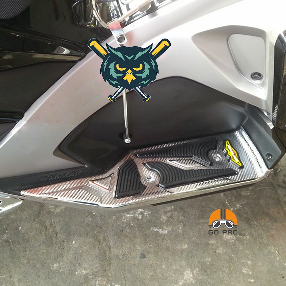[CHÍNH HÃNG] Gác Chân MẠ CROM/CARBON Honda Air Blade 2016 - 2019 | Mã VT70