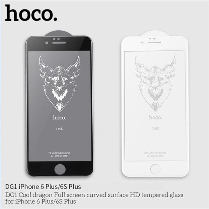 Dán Cường Lực iPhone 6 Plus - 6s Plus Hoco DG1 119D Full Màn Hình