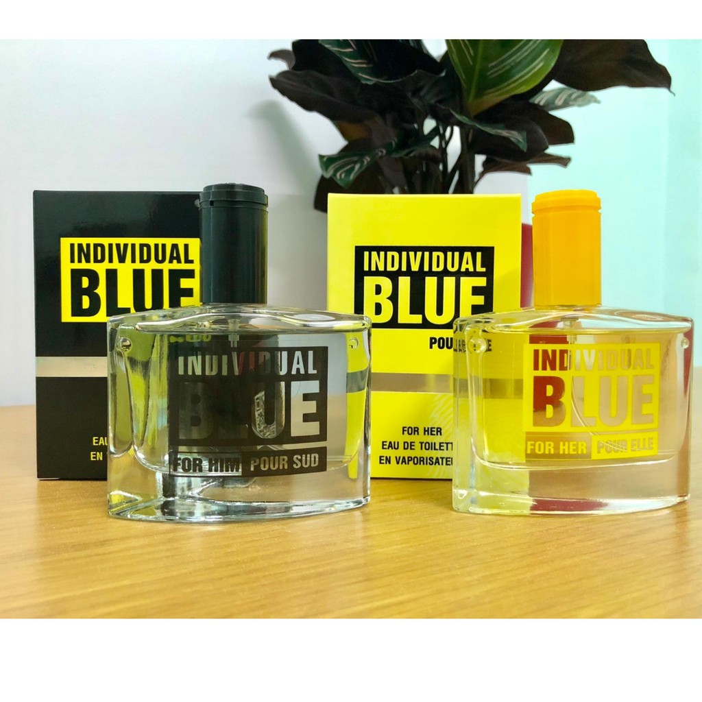 Combo 2 chai nước hoa Nam - Nữ BLUE INDIVIDUAL
