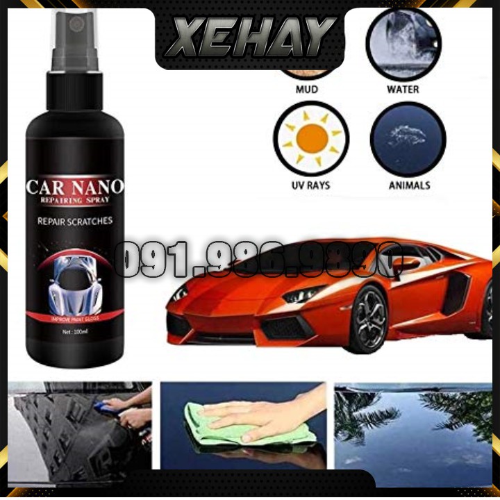 Phụ kiện ô tô Dung dịch Nano Chống Bám đọng nước mưa trên Kính ô tô công nghệ Nhât Bản - TrueFul 120 mL FG35