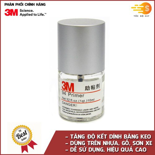 3M, DUNG DỊCH 3M TĂNG ĐỘ BÁM DÍNH CHO CÁC PHỤ KIỆN BÓC DÁN 94 PRIMER