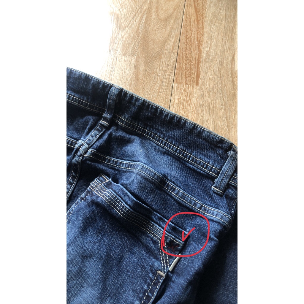 Quần Jeans Nam GENVIET Co Giãn Lỗi Dằn Khóa Túi Sau - 3377 - Vui lòng xem hình ảnh thật