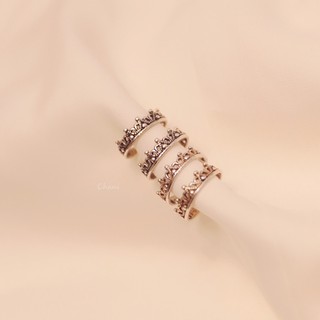 Nhẫn Bạc Ngón Út Vương Miệng