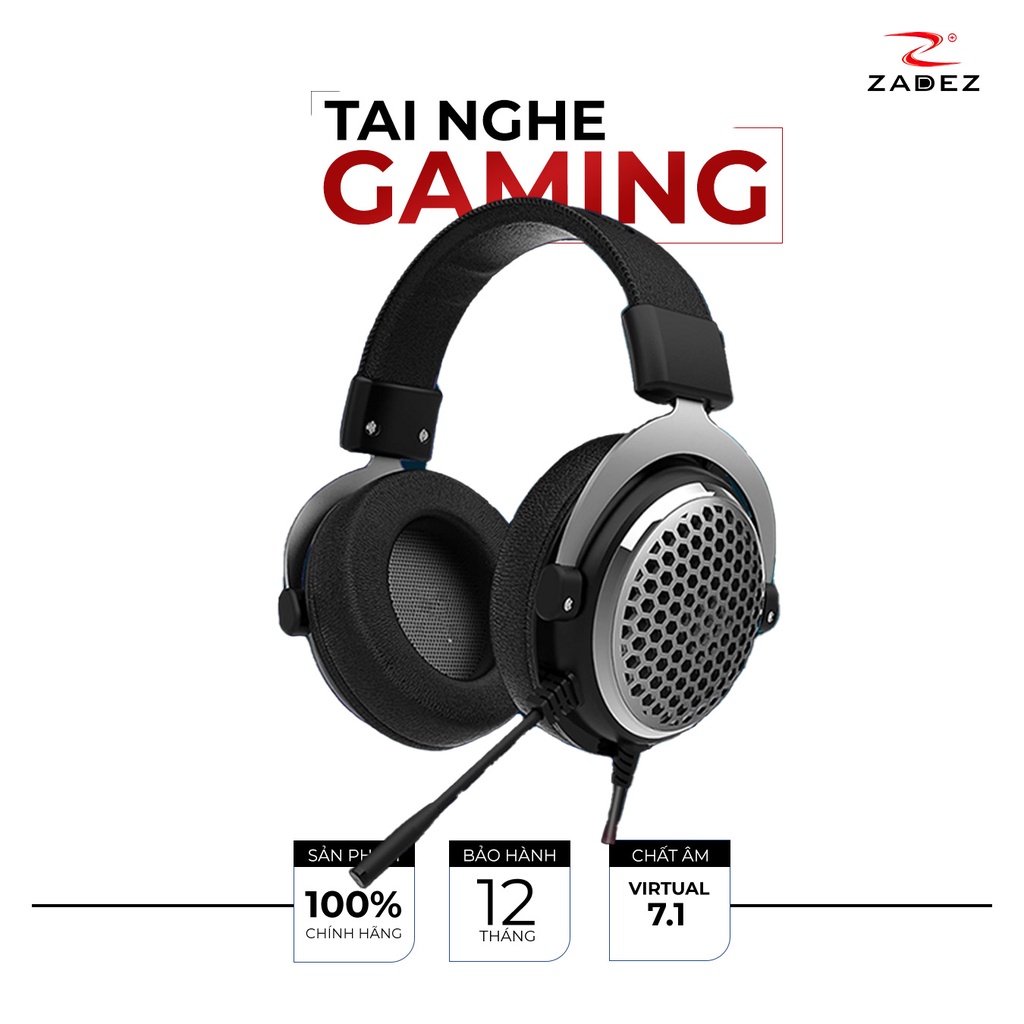 Tai nghe Gaming 7.1 Surround Virtual ZADEZ GT-323P