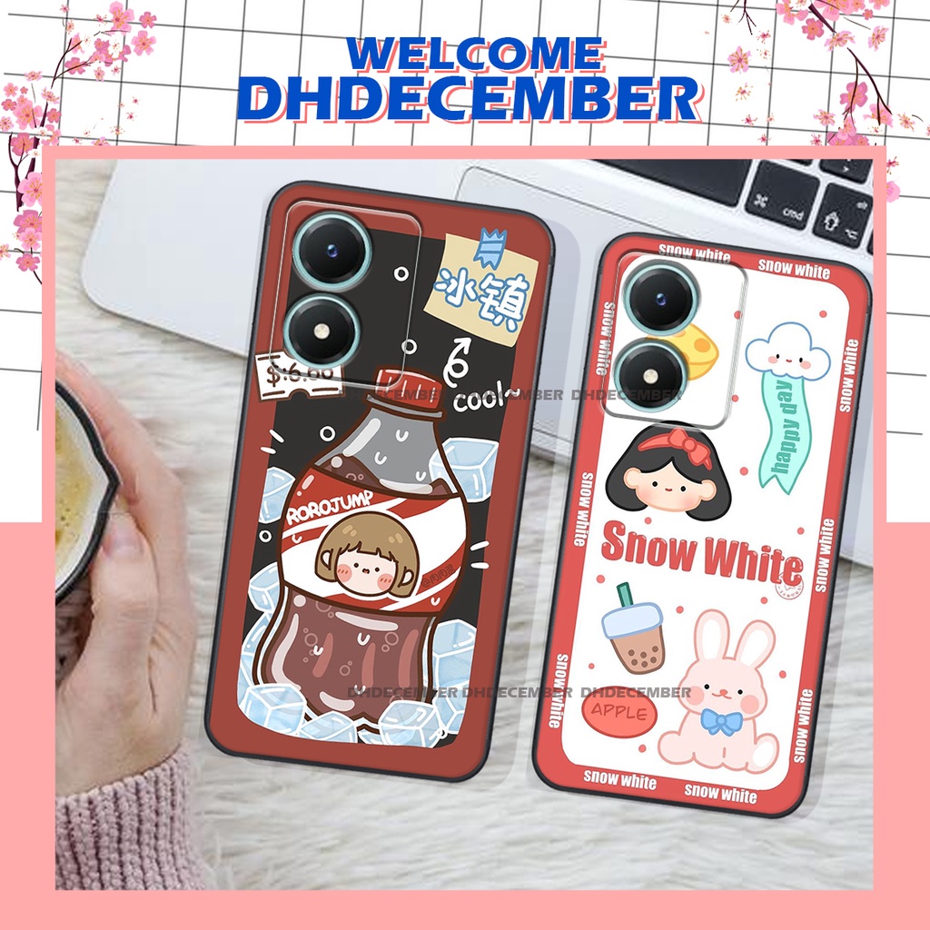 Ốp lưng Vivo Y02S - BẢO VỆ CAMERA in hình 3D GẤU HỒNG-GẤU BEER -CỰC XINH-RẺ