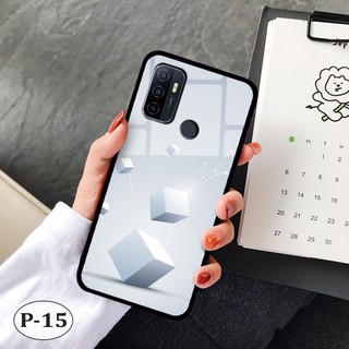 Ốp lưng kính Oppo A53- hình 3D