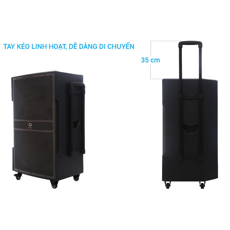 CHÍNH HÃNG - Loa kéo karaoke 600 W Dalton TS-15G600