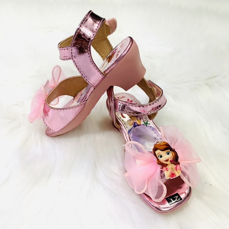 Giày búp bê da màu hồng cho bé gái siêu cute, giày búp bê đi dự tiệc, chất liệu da mềm hàng siêu xịn phong cách Hàn Quốc