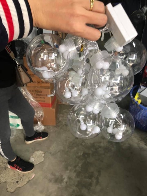 DÂY ĐÈN NHÁY BÓNG TRÒN LOẠI TO ( DÂY 12 BÓNG)